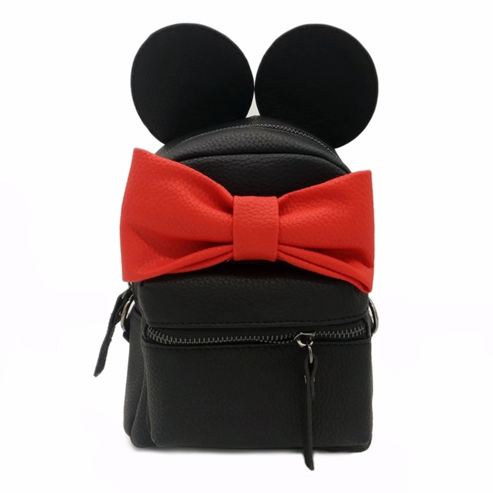 Mini Minnie Mouse Backpack w Matching Pin